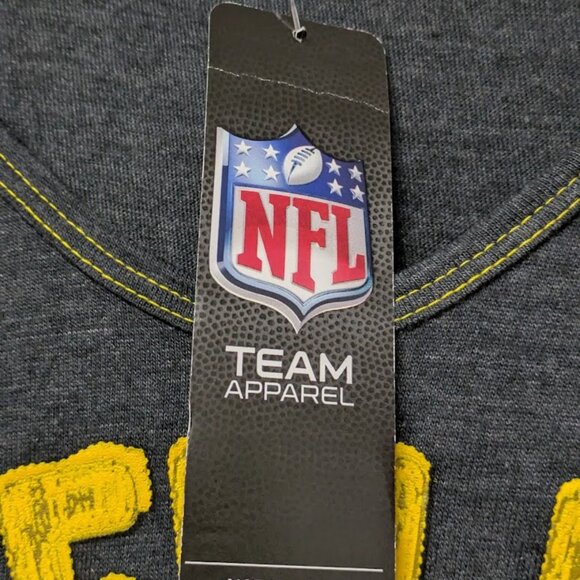 NFL Team Apparel Womens Pittsburgh Steelers Football Graphic Long Sleeve Shirt M - Picture 6 of 7